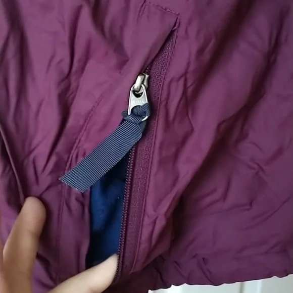 Patagonia Vintage Ski Snowboarding Guide Parka Jacket Burgundy Large - Picture 6 of 13